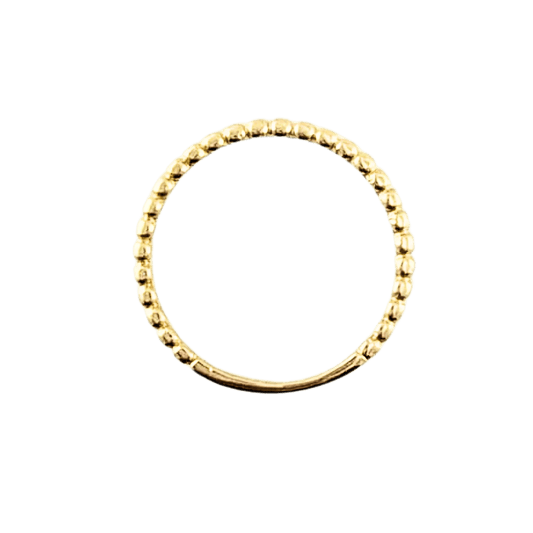 Anello fedina sfere in oro giallo 18 kt-1