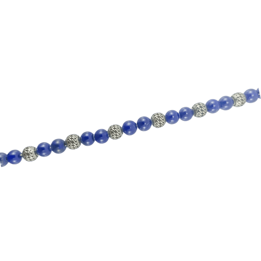 Bracciale dueaerre caos apparente-blu-dettaglio