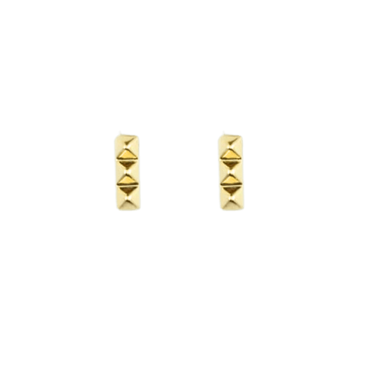 orecchini trilogy borchie oro 18 kt