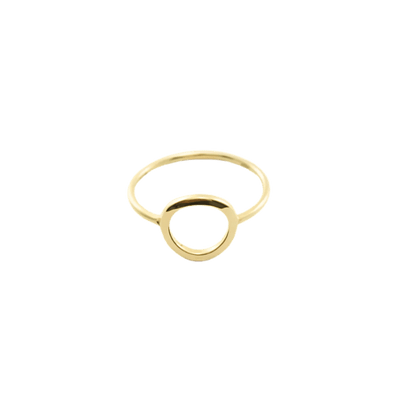 Anello in oro giallo 18kt-cerchio-1