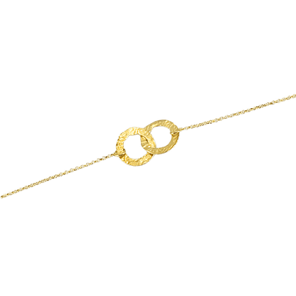 Bracciale cerchi battuti in argento 925-1