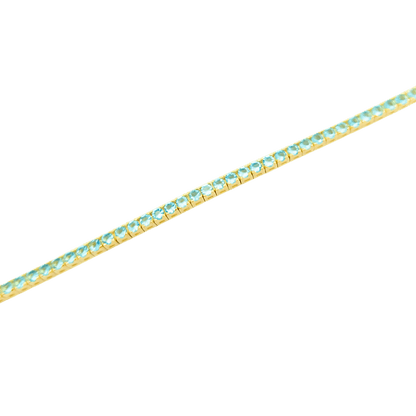 Bracciale tennis in argento 925 topazi azzurri-1