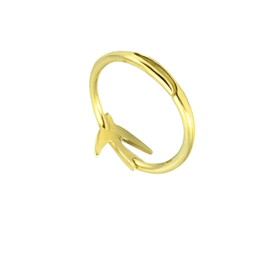 anello-rondine_in_argento_925_color_oro-1