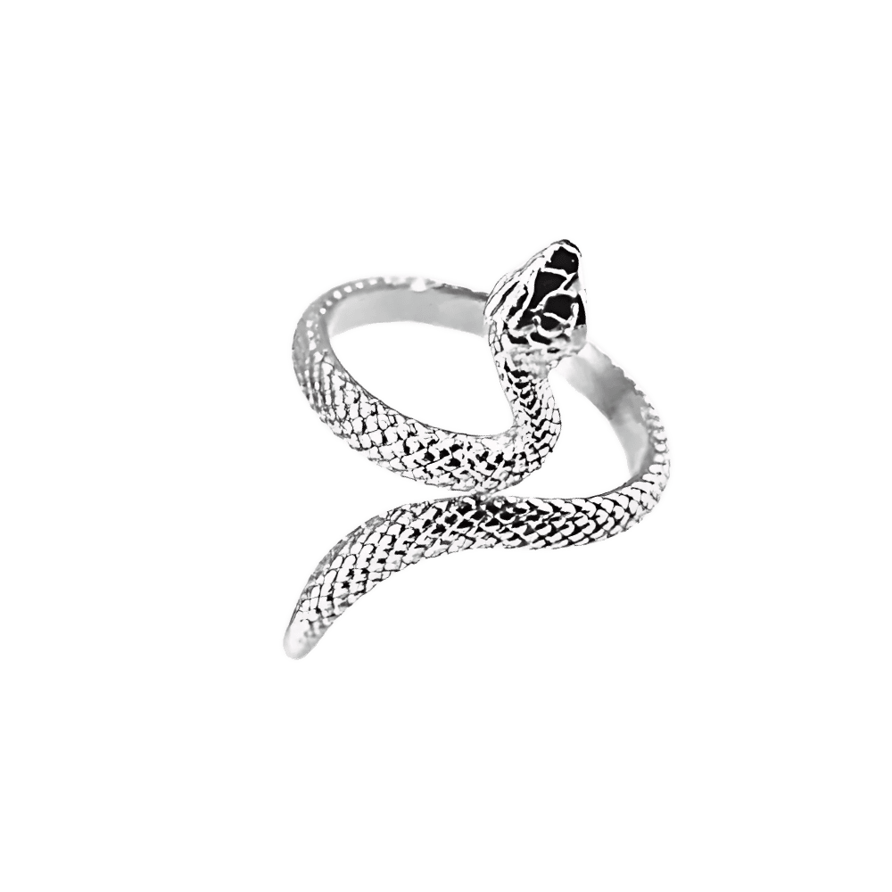 anello snake in argento 925-1