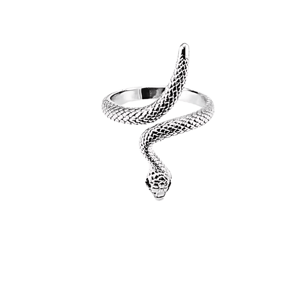 anello snake in argento 925