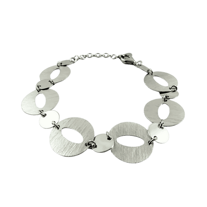 bracciale cerchi argento 925