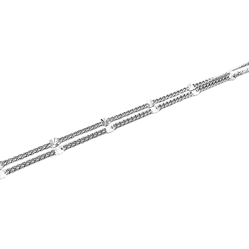 bracciale due fili in argento 925.1
