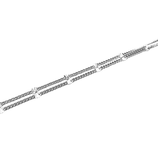 bracciale due fili in argento 925.1