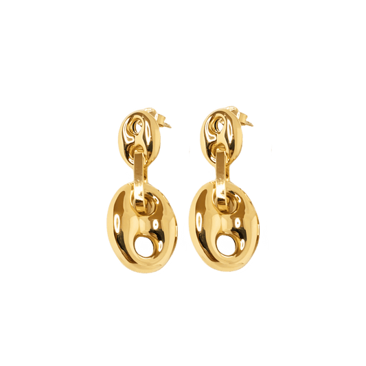 orecchini in argento 925 ovale pendenti