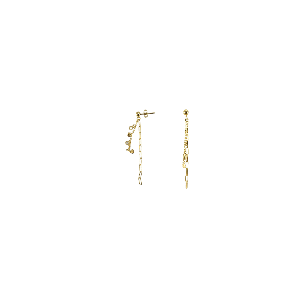 orecchini pendenti con charms in argento 925