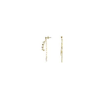 orecchini pendenti con charms in argento 925